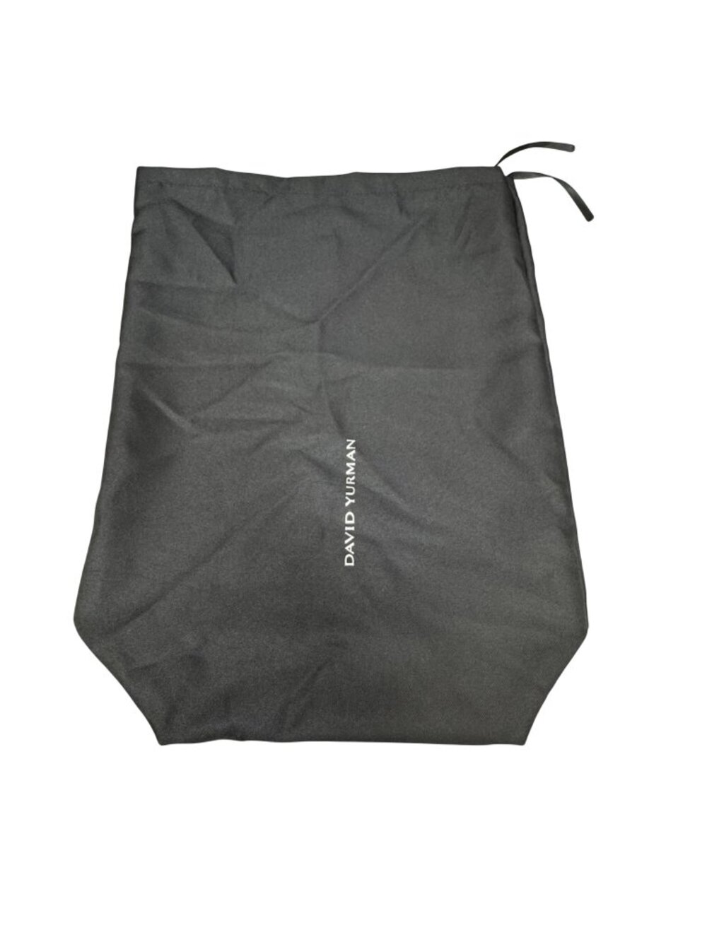 David Yurman Large Statement Black Drawstring Jewelry Storage Dust Bag 13"x18”